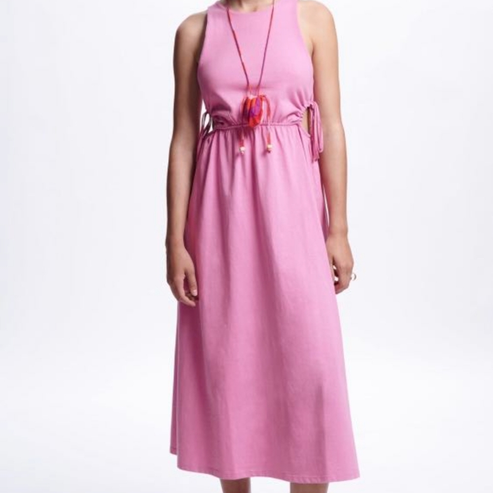Zara cut out midi dress